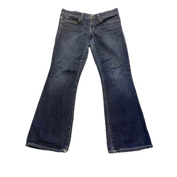 Gap 1969 Jeans women’s Sz 26 *30x25* Mid-Rise‎ Blue Perfect Boot Cowgirl Western - Picture 1 of 9